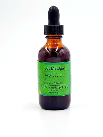 Anxiety CBD Oil 1098mg - LouMetJane